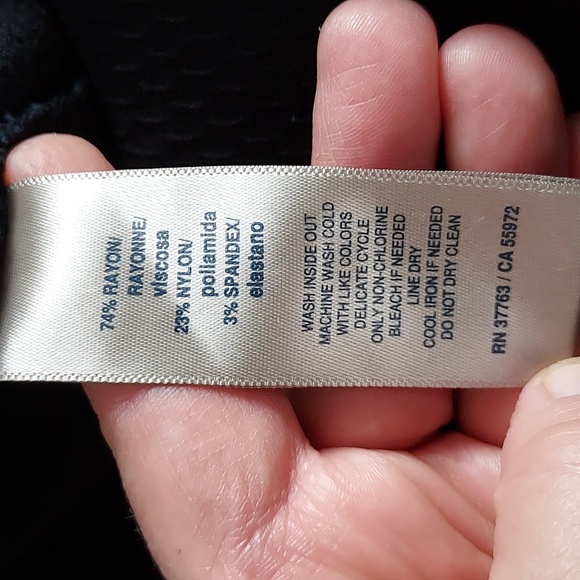 Rafaella Comfort long black pants 10 - Picture 9 of 13